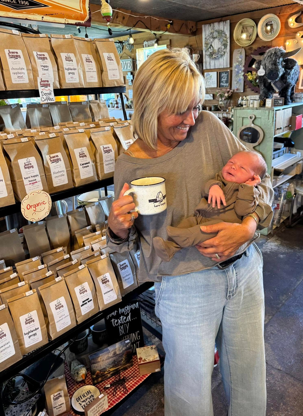 BARN HAPPY Coffeee -1/2 lb or 1lb. Beans